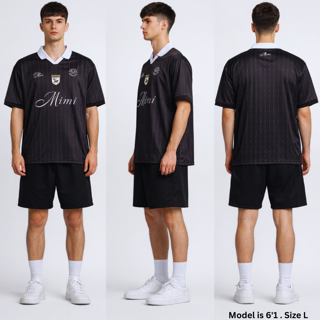 Black "Pegasus" Polo Jersey