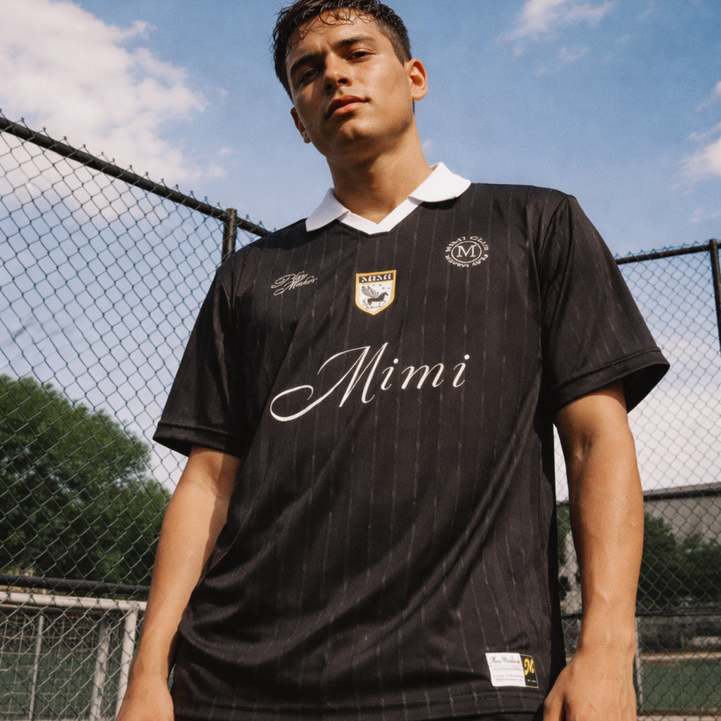 Black "Pegasus" Polo Jersey