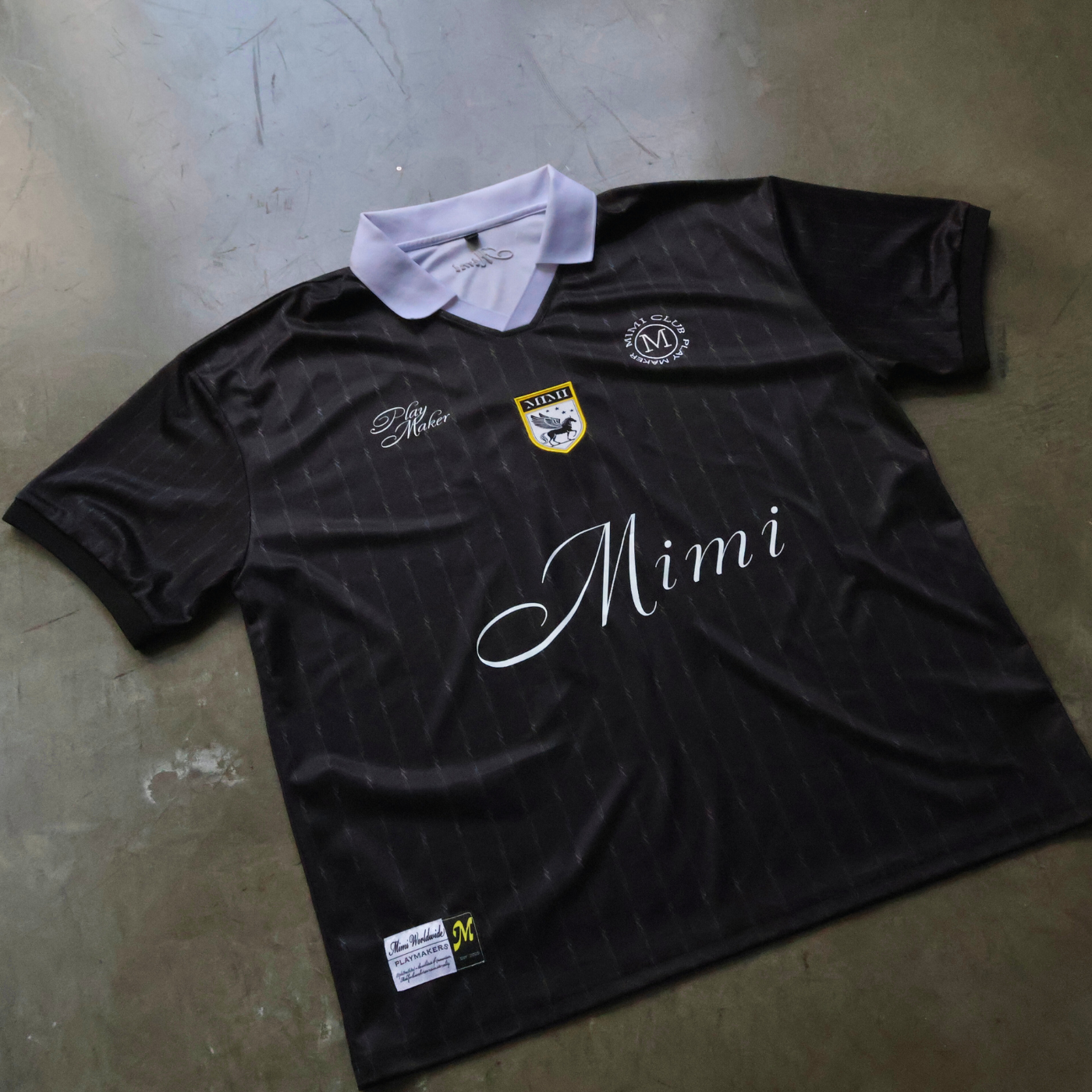 Black "Pegasus" Polo Jersey