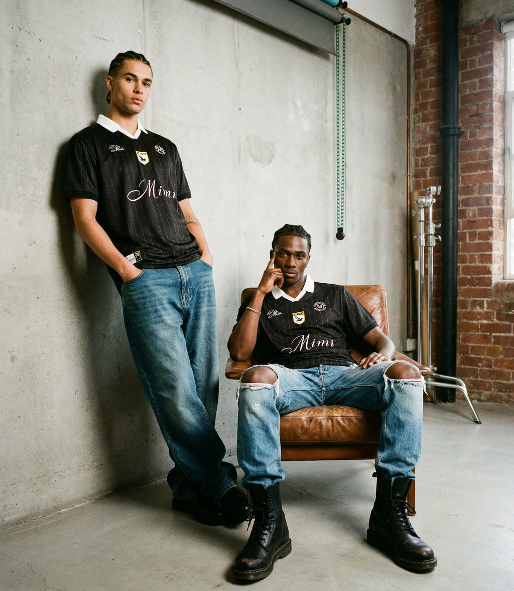 Black "Pegasus" Polo Jersey