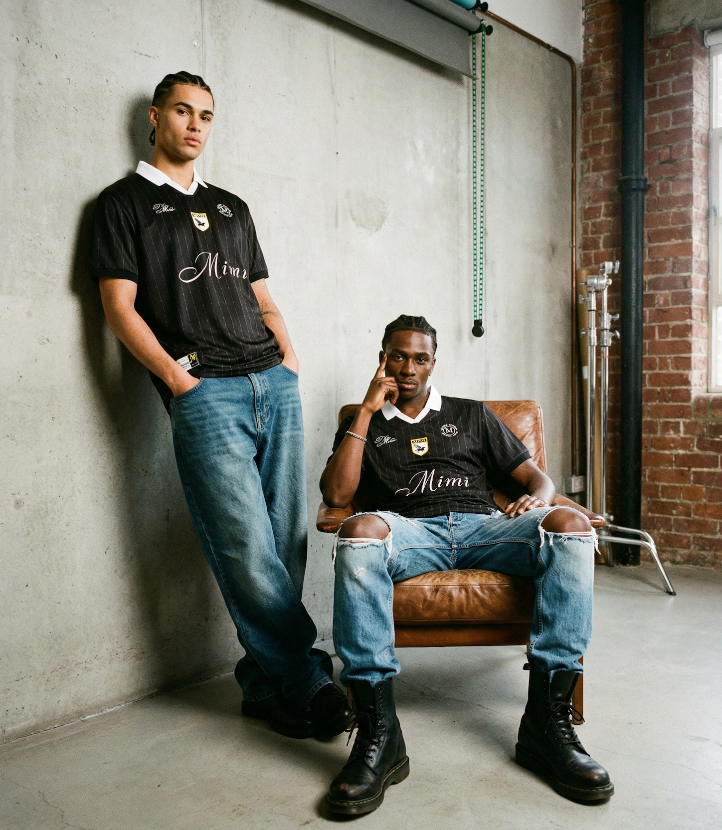 Black "Pegasus" Polo Jersey